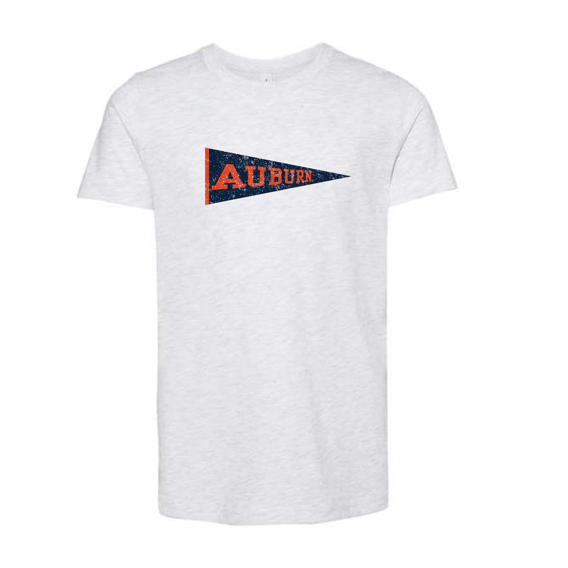 The Vintage Auburn Pennant | Youth Ash Tee