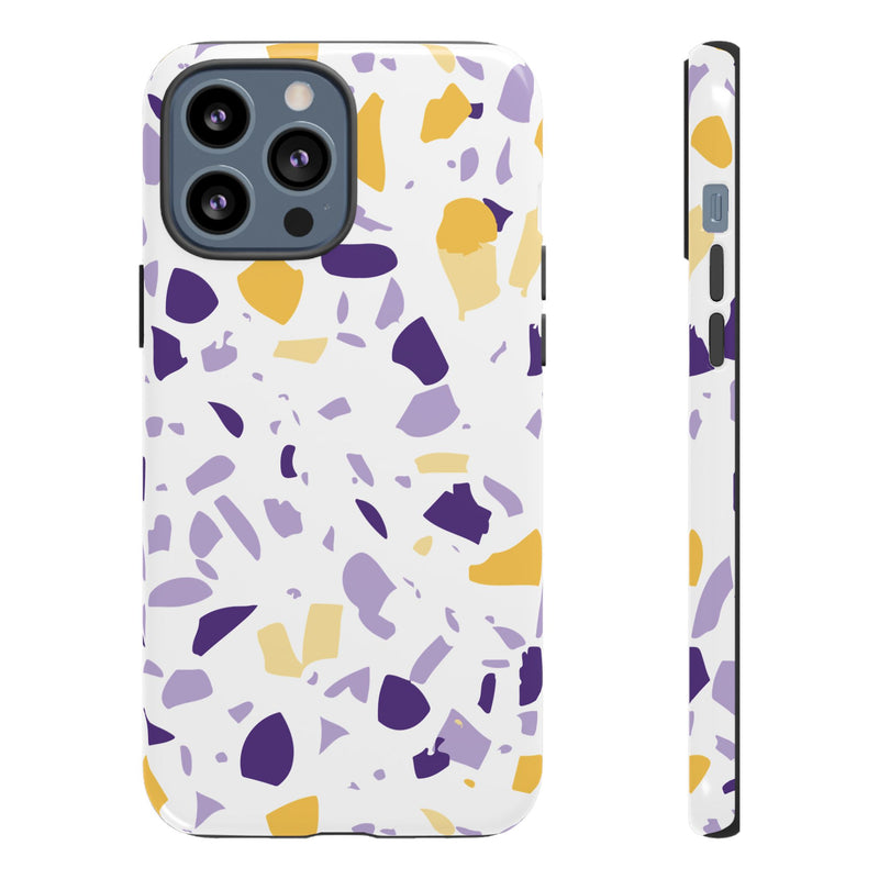 The Yellow & Purple Terrazzo | Phone Case