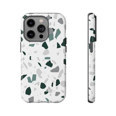 The Green & Grey Terrazzo | Phone Case