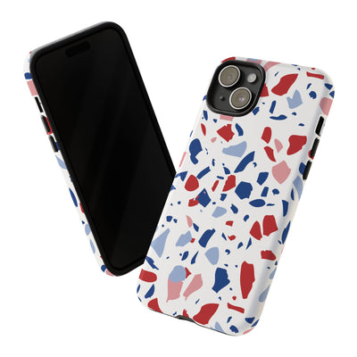 The Red & Royal Terrazzo | Phone Case