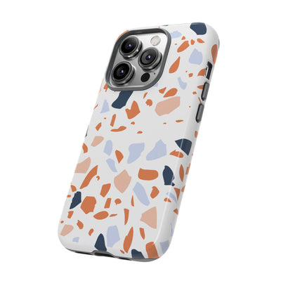 The Orange & Blue Terrazzo | Phone Case