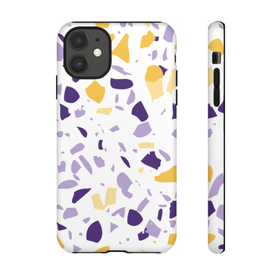 The Yellow & Purple Terrazzo | Phone Case