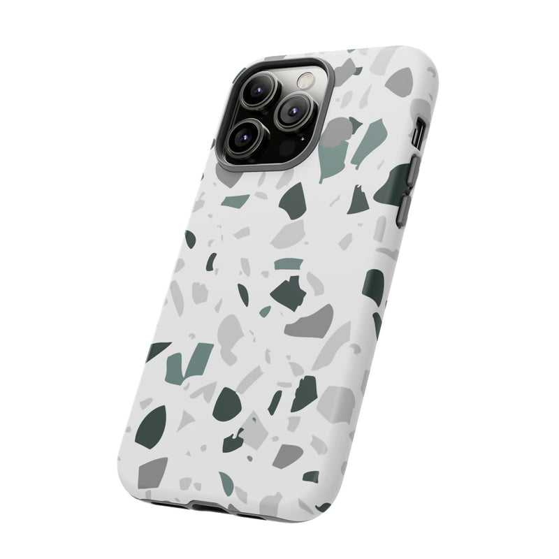 The Green & Grey Terrazzo | Phone Case