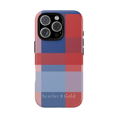 The Red & Royal Plaid | Phone Case