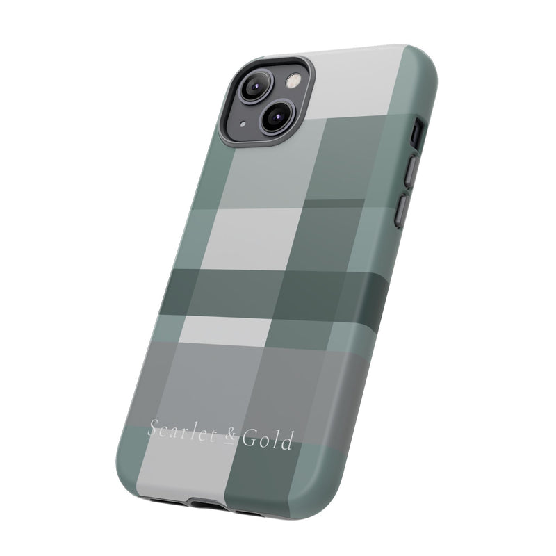 The Green & Grey Plaid | Phone Case