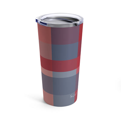 The Red & Blue Plaid | Tumbler 20oz