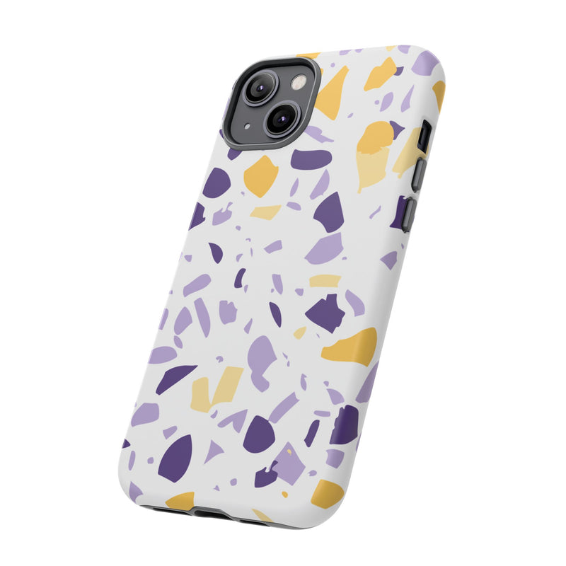 The Yellow & Purple Terrazzo | Phone Case