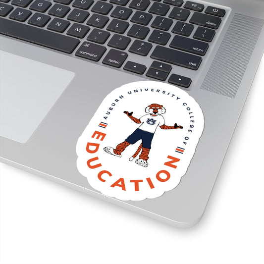 The College of Education Aubie | Sticker