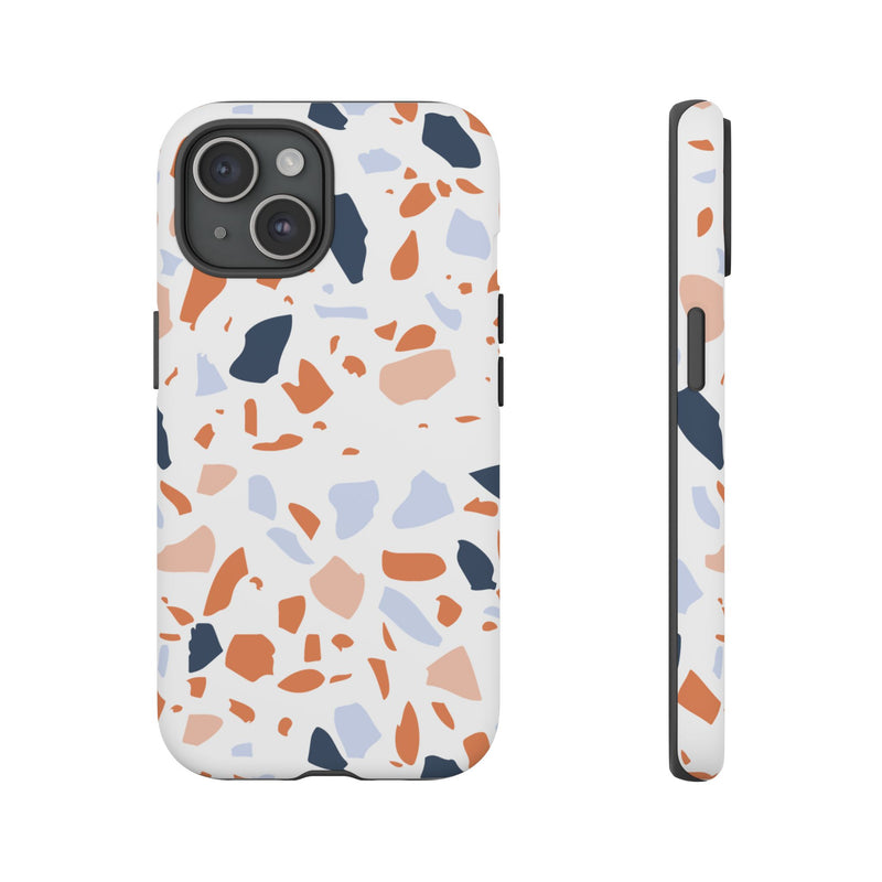 The Orange & Blue Terrazzo | Phone Case