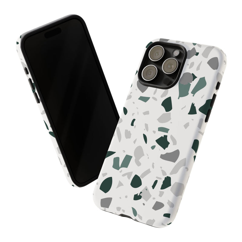 The Green & Grey Terrazzo | Phone Case