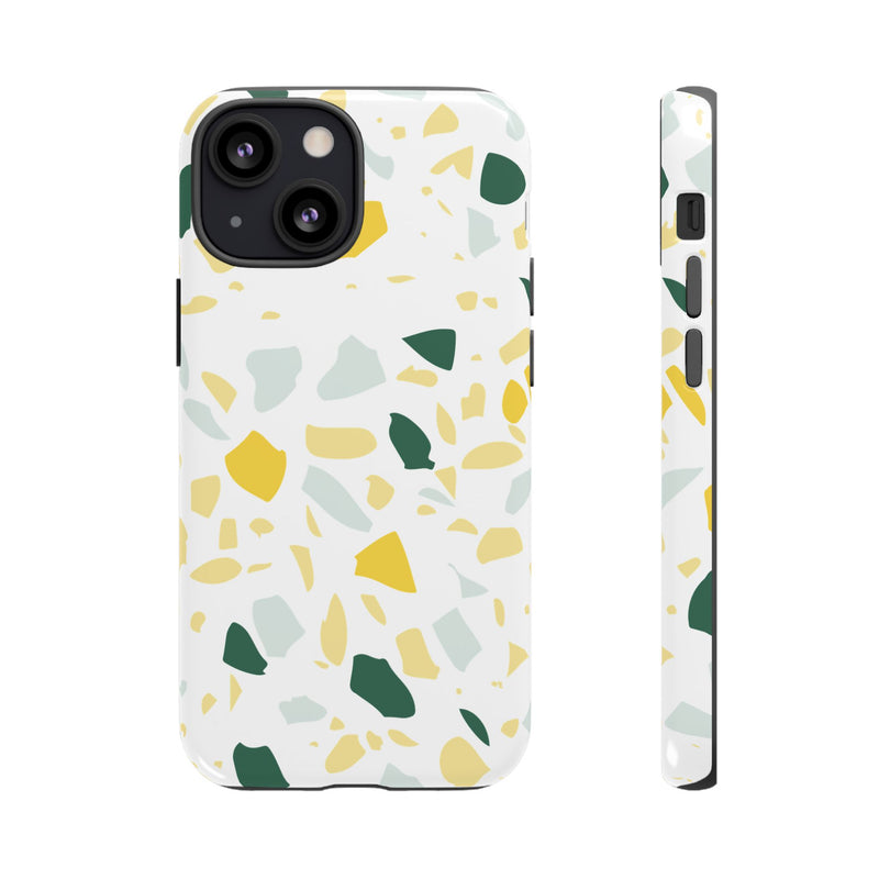 The Green & Gold Terrazzo | Phone Case