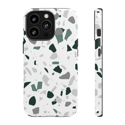 The Green & Grey Terrazzo | Phone Case