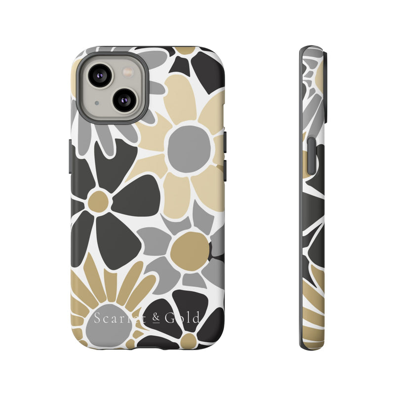 The Black & Gold Floral | Phone Case