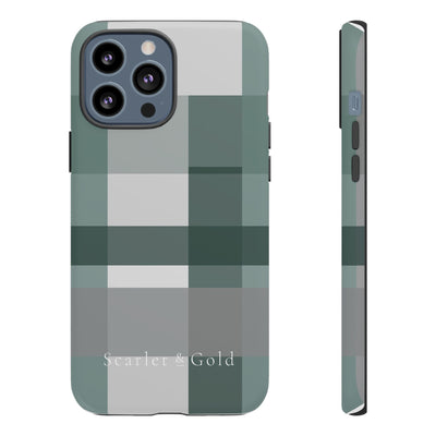 The Green & Grey Plaid | Phone Case