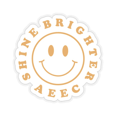 The Shine Brighter Smiley | Sticker