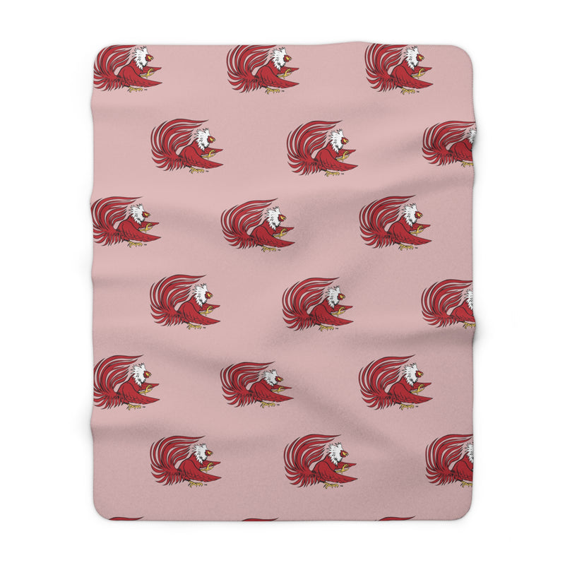 The Gamecocks Mascot Repeat | Sherpa Fleece Blanket