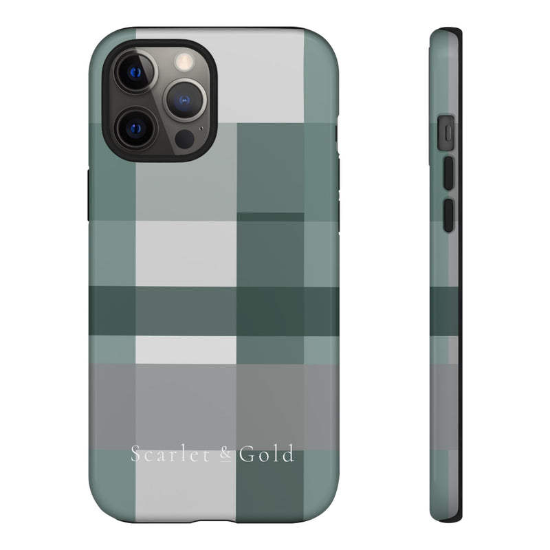 The Green & Grey Plaid | Phone Case