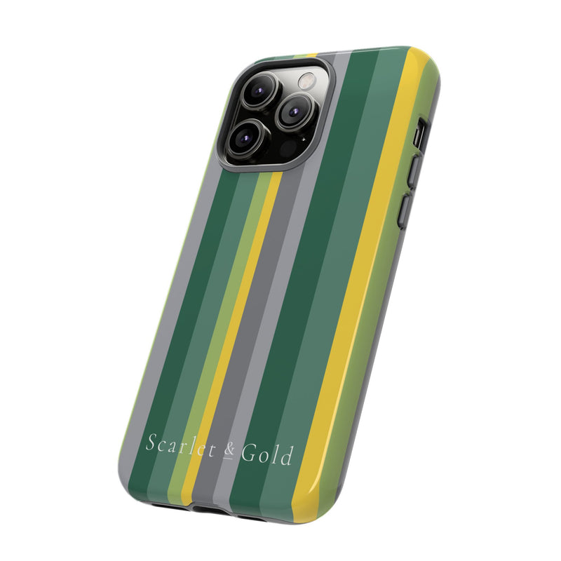 The Green & Yellow Stripes | Phone Case