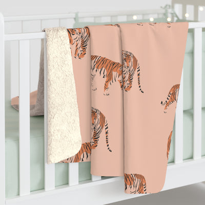 The Tiger Pattern | Sherpa Fleece Blanket