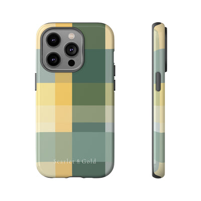 The Green & Gold Plaid | Phone Case