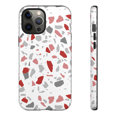 The Red & Black Terrazzo | Phone Case