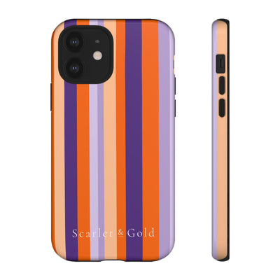 The Orange & Purple Stripes | Phone Case