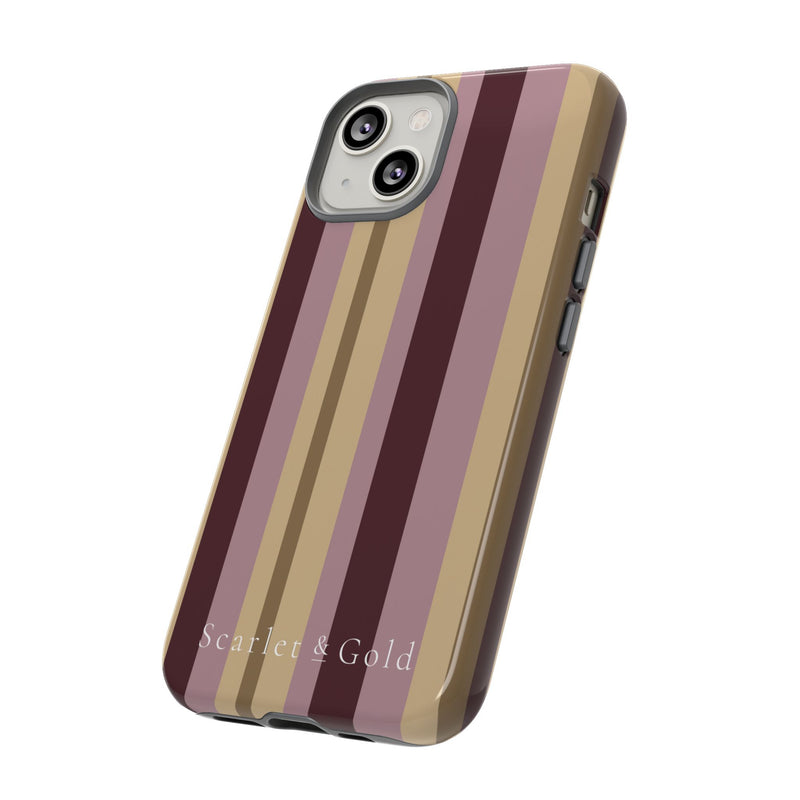 The Maroon & Gold Stripes | Phone Case