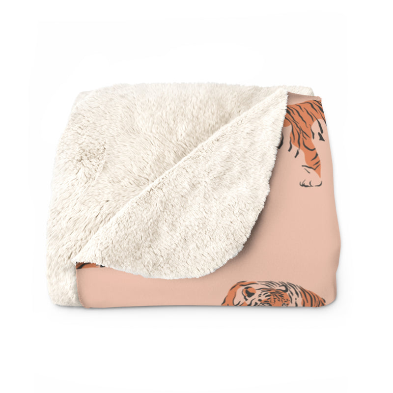 The Tiger Pattern | Sherpa Fleece Blanket