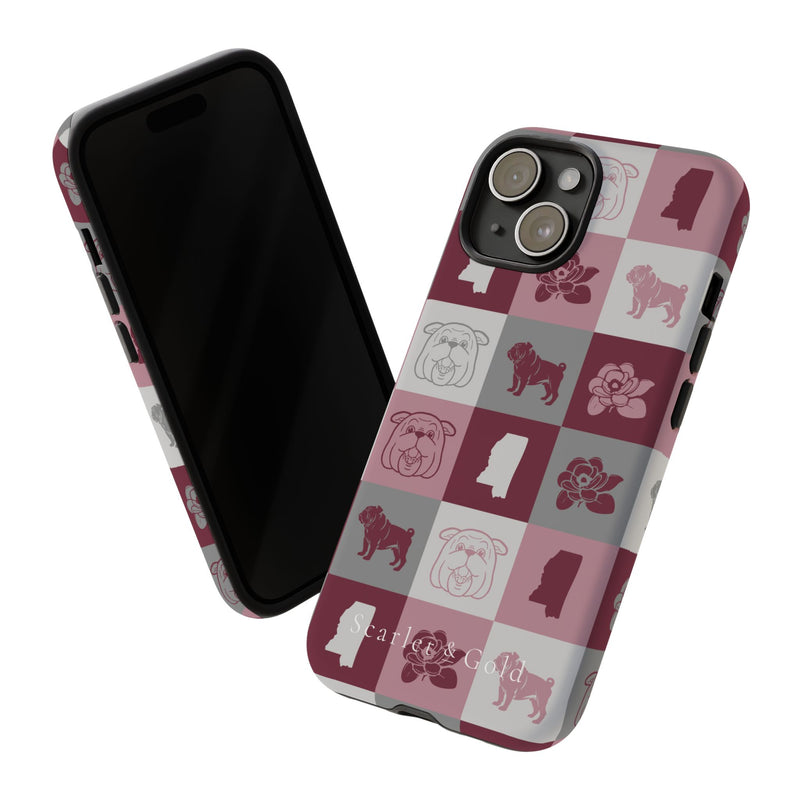 The Maroon & White All The Things | Phone Case