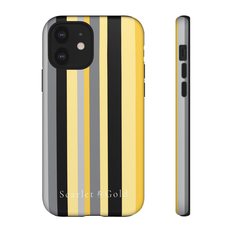 The Yellow & Black Stripes | Phone Case