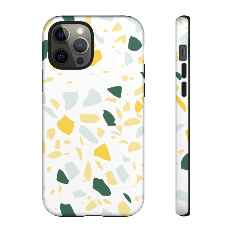 The Green & Gold Terrazzo | Phone Case