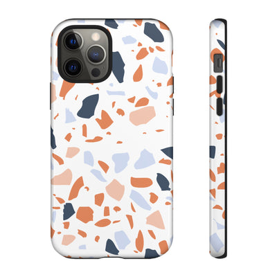 The Orange & Blue Terrazzo | Phone Case