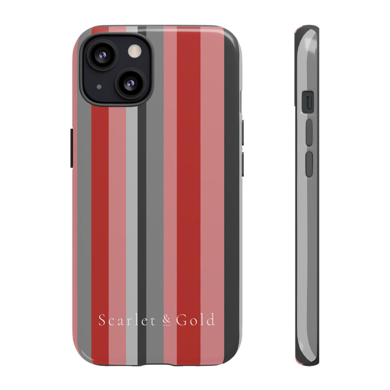 The Red & Black Stripes | Phone Case