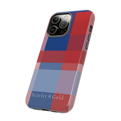 The Red & Royal Plaid | Phone Case