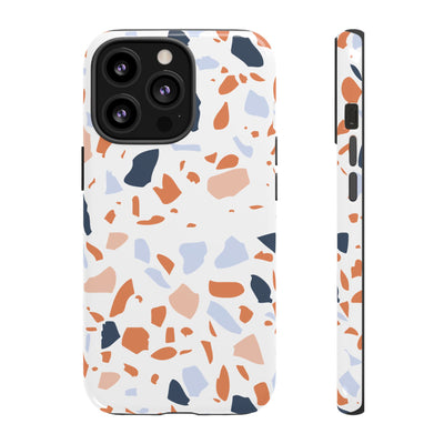 The Orange & Blue Terrazzo | Phone Case