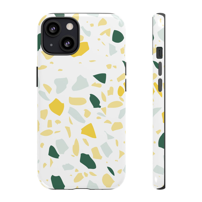 The Green & Gold Terrazzo | Phone Case