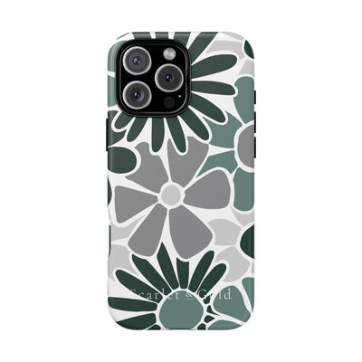 The Green & Grey Floral | Phone Case