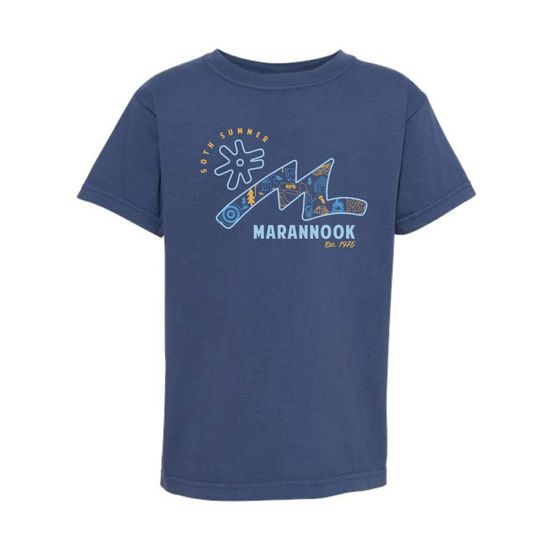 The 50th Anniversary Logo | China Blue Youth Tee