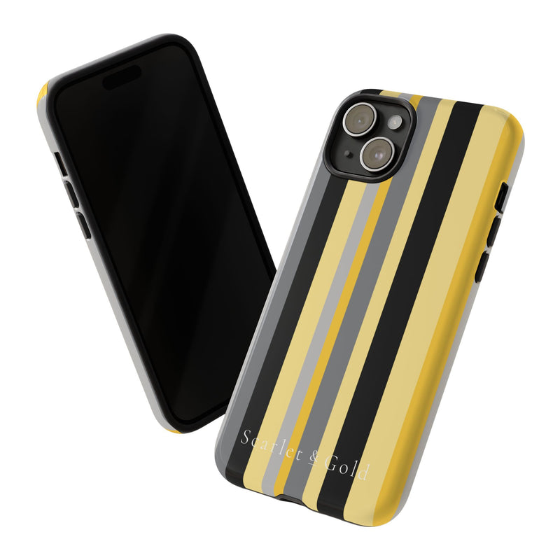 The Yellow & Black Stripes | Phone Case