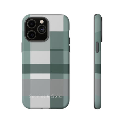 The Green & Grey Plaid | Phone Case