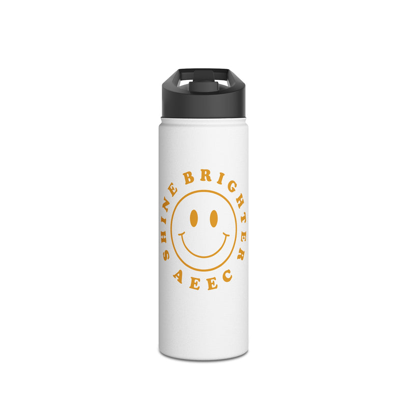 The Shine Brighter Smiley | Stainless Steel Water Bottle