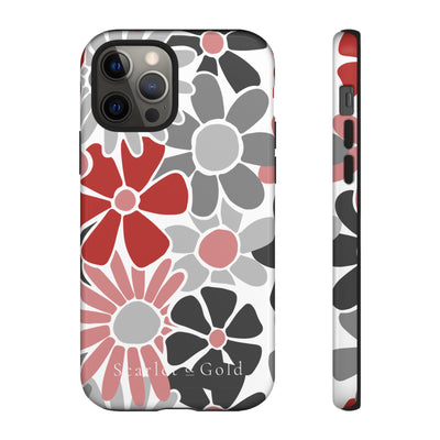 The Red & Black Floral | Phone Case