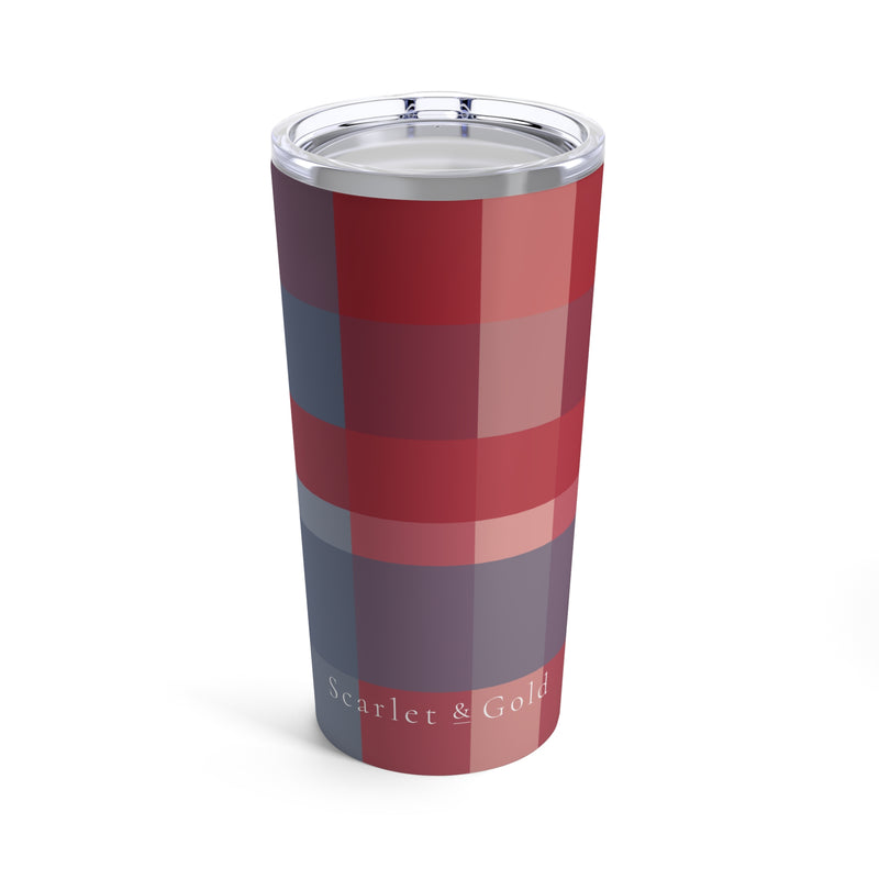 The Red & Blue Plaid | Tumbler 20oz