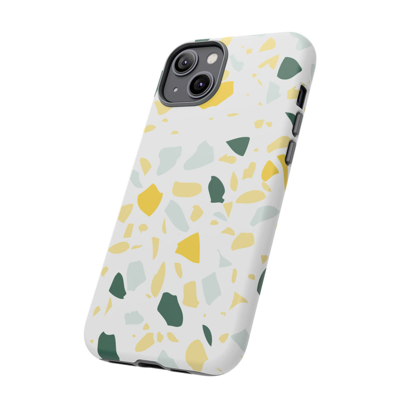 The Green & Gold Terrazzo | Phone Case