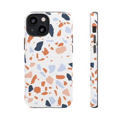 The Orange & Blue Terrazzo | Phone Case