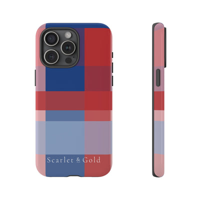 The Red & Royal Plaid | Phone Case