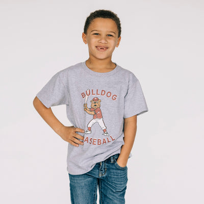 The Batting Bully | Athletic Heather Toddler Tee