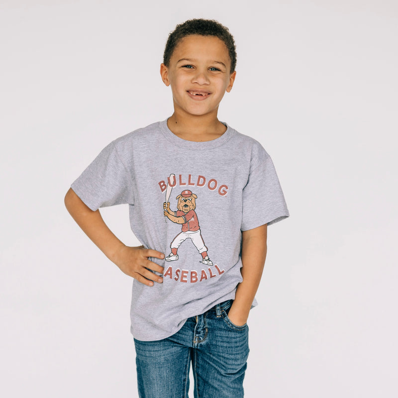 The Batting Bully | Athletic Heather Toddler Tee