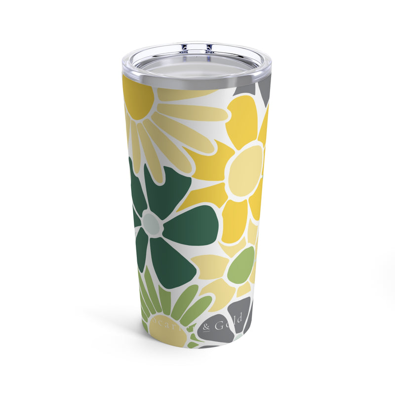 The Green & Yellow Floral | Tumbler 20oz