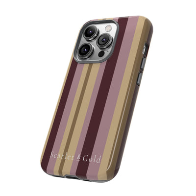 The Maroon & Gold Stripes | Phone Case